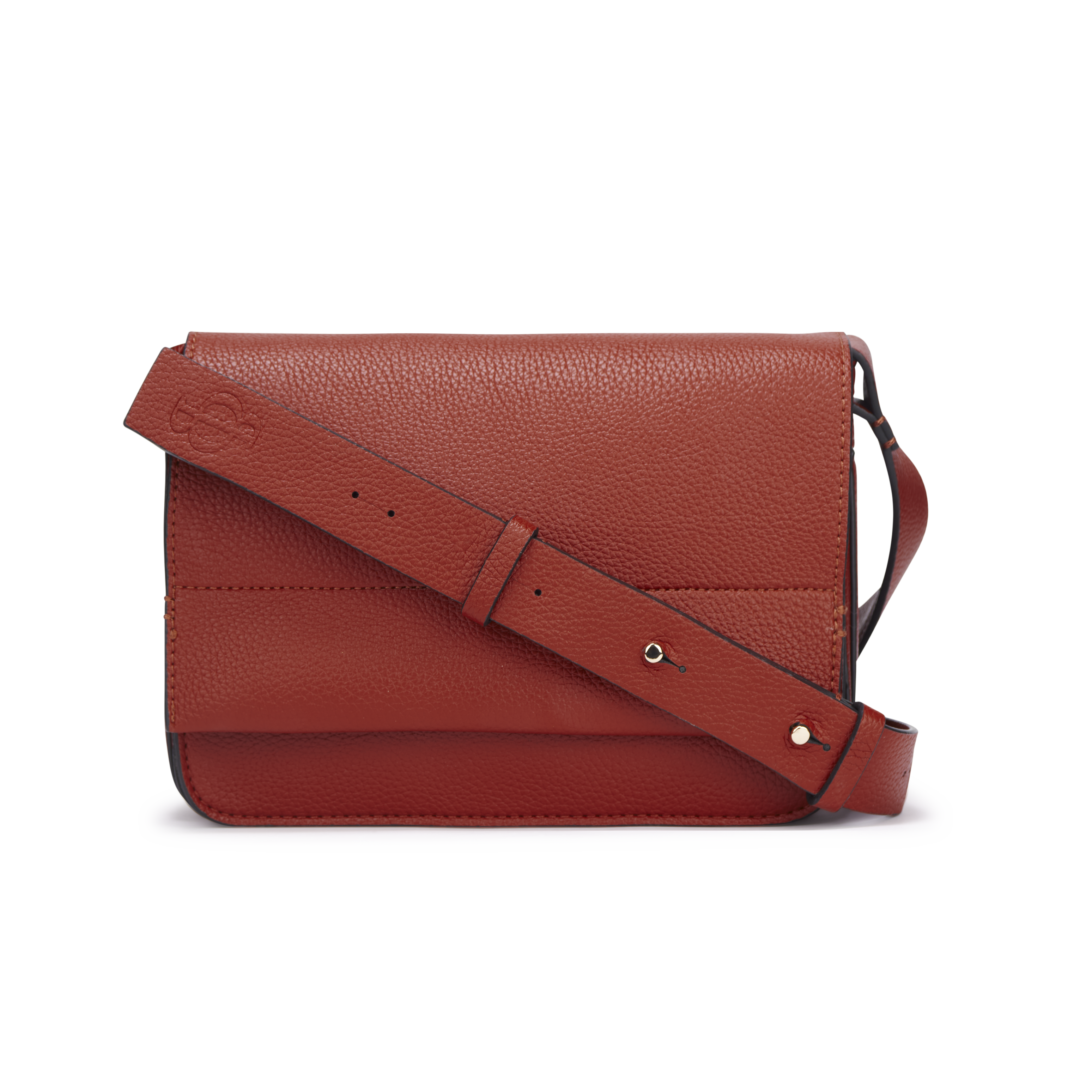 Sac bandoulière Farah.24 couleur terre cuite