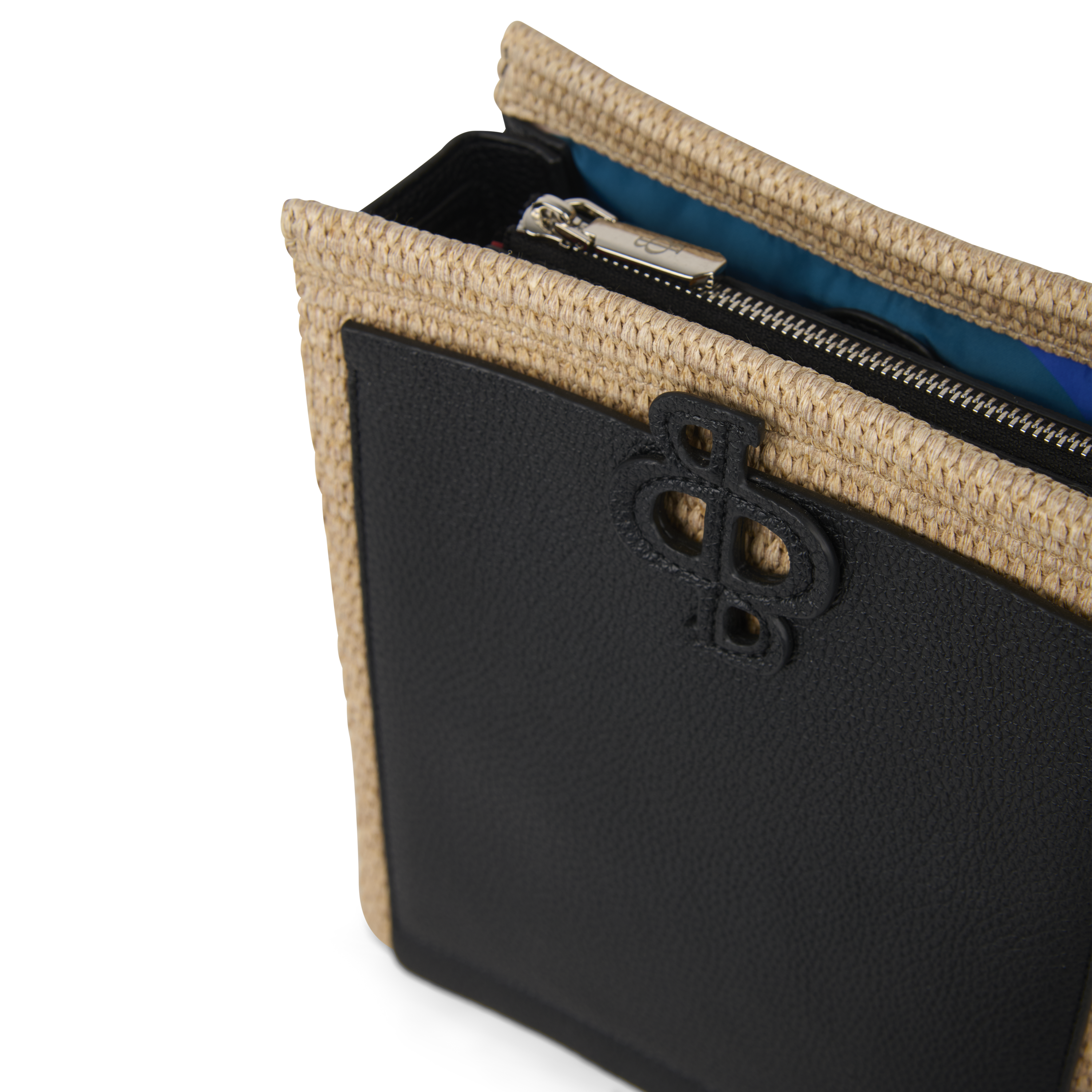 Happy Mini.04 Crossbody Bag Black straw