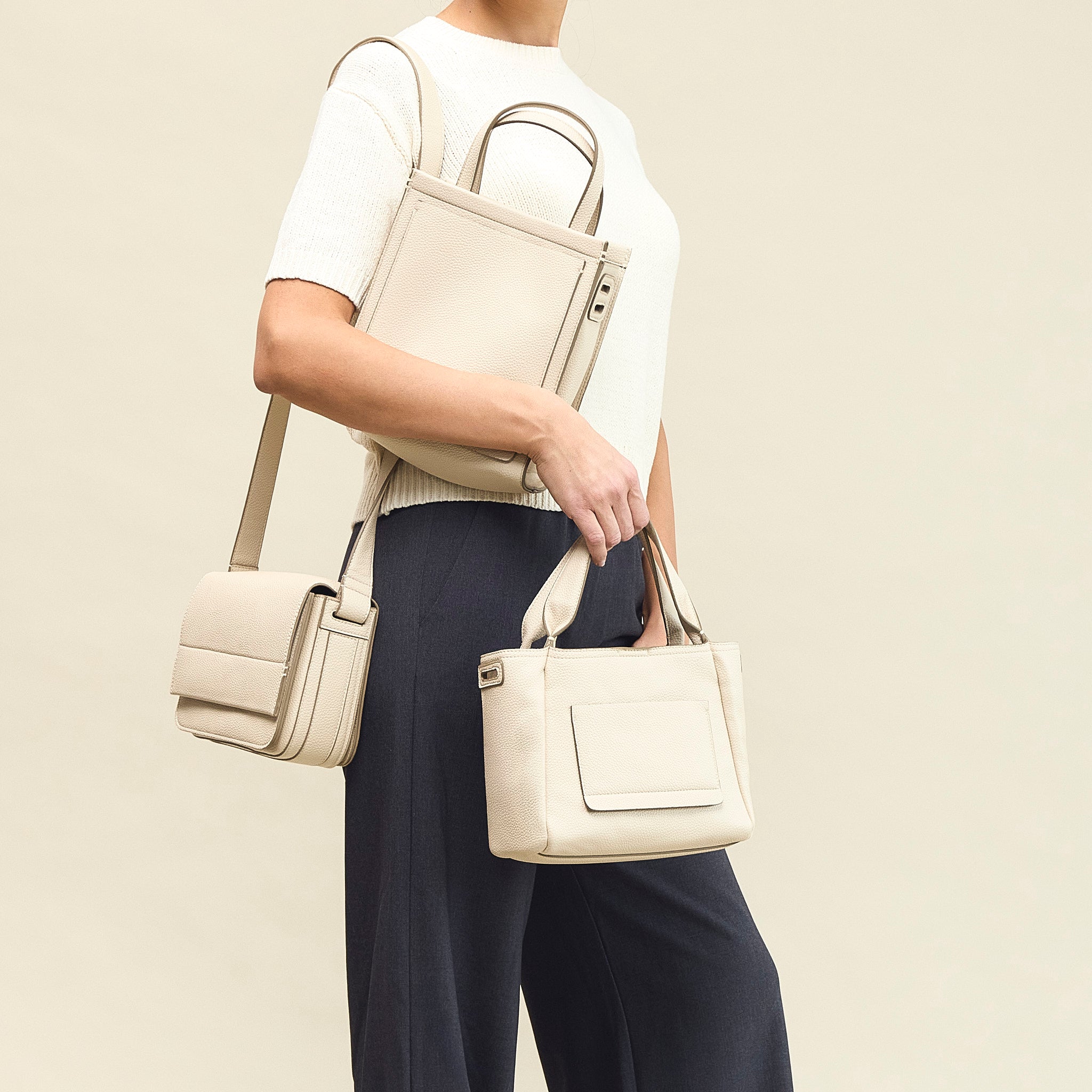 Farah.24 Crossbody Bag Crema